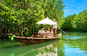 สลักคอก Kayaking หรือ Gondola